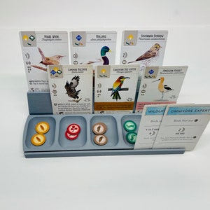 Board Game Resource and Tiered Card Holder - Trays, Storage Trays, Beads, Token Organizers, Accessories, Board Games, Meeples, Component Bit