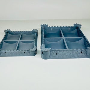 Castle Resource Holder - Trays, Storage Trays, Beads, Token Organizers, Accessories, Board Games, Meeples, Component Bit