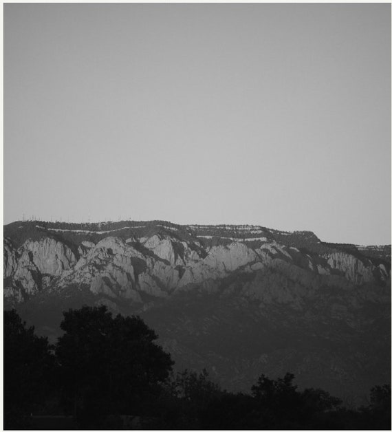 A Beautifull Black and White Wall Calendar Etsy