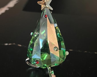 Swarovski Cut Crystal Winter Christmas Tree