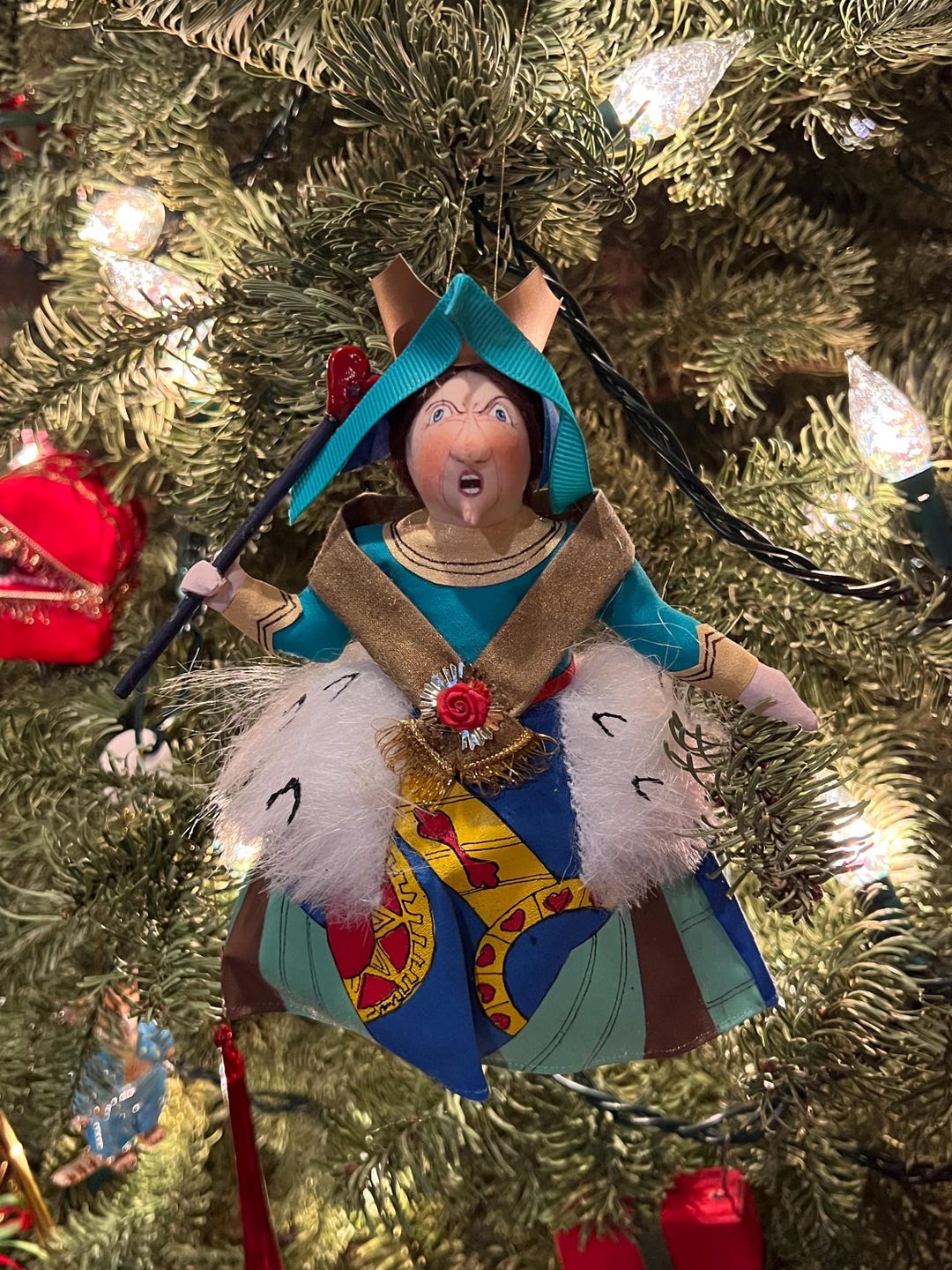 Gladys Boalt "queen of Hearts" Vintage Ornament 1983 Etsy