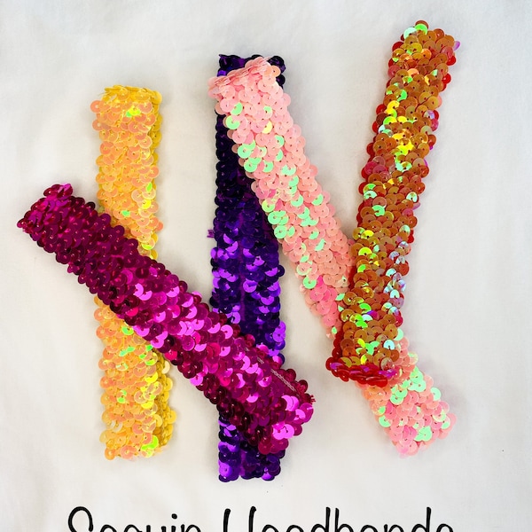Sequin Headband Etsy