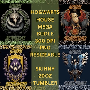 Harry Tumbler Wrap Bundle | Harry Magic Tumbler | 20 oz Potter Tumbler PNG Image Sublimation | HP Wizard Tumbler | Cartoon Wrap Design