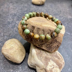 Jasper Bracelet - Handmade Natural Gemstone Jewelry for Grounding and Protection