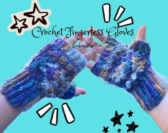 Handmade Crochet Fingerless Gloves