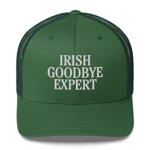 Ekspert irlandzkiego pożegnania Zabawna czapka truckerka z okazji dnia św. Patryka