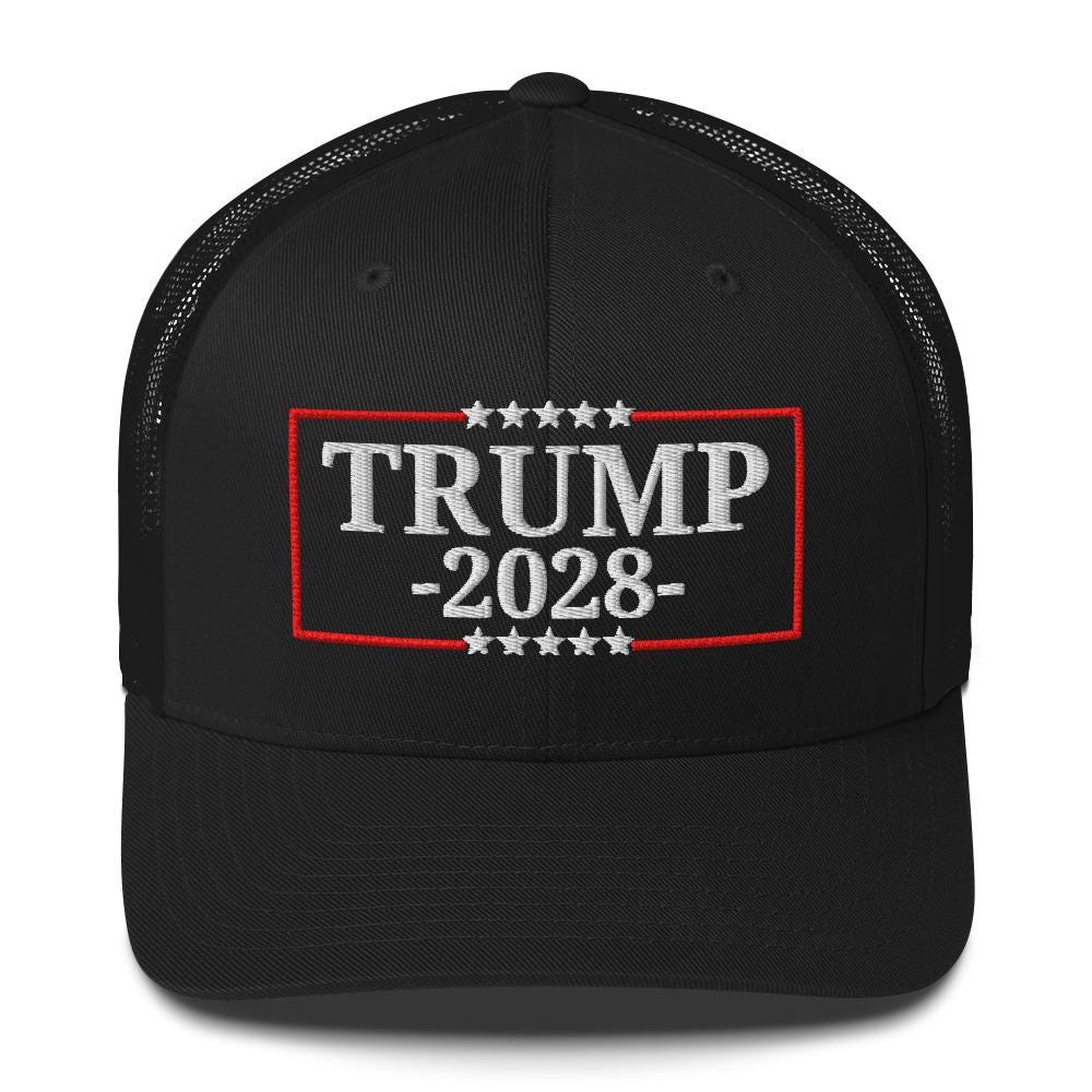 Discover Trump 2028 Donald for President Trucker Cap