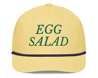 Eiersaladehoed Masters gele golftouwpet