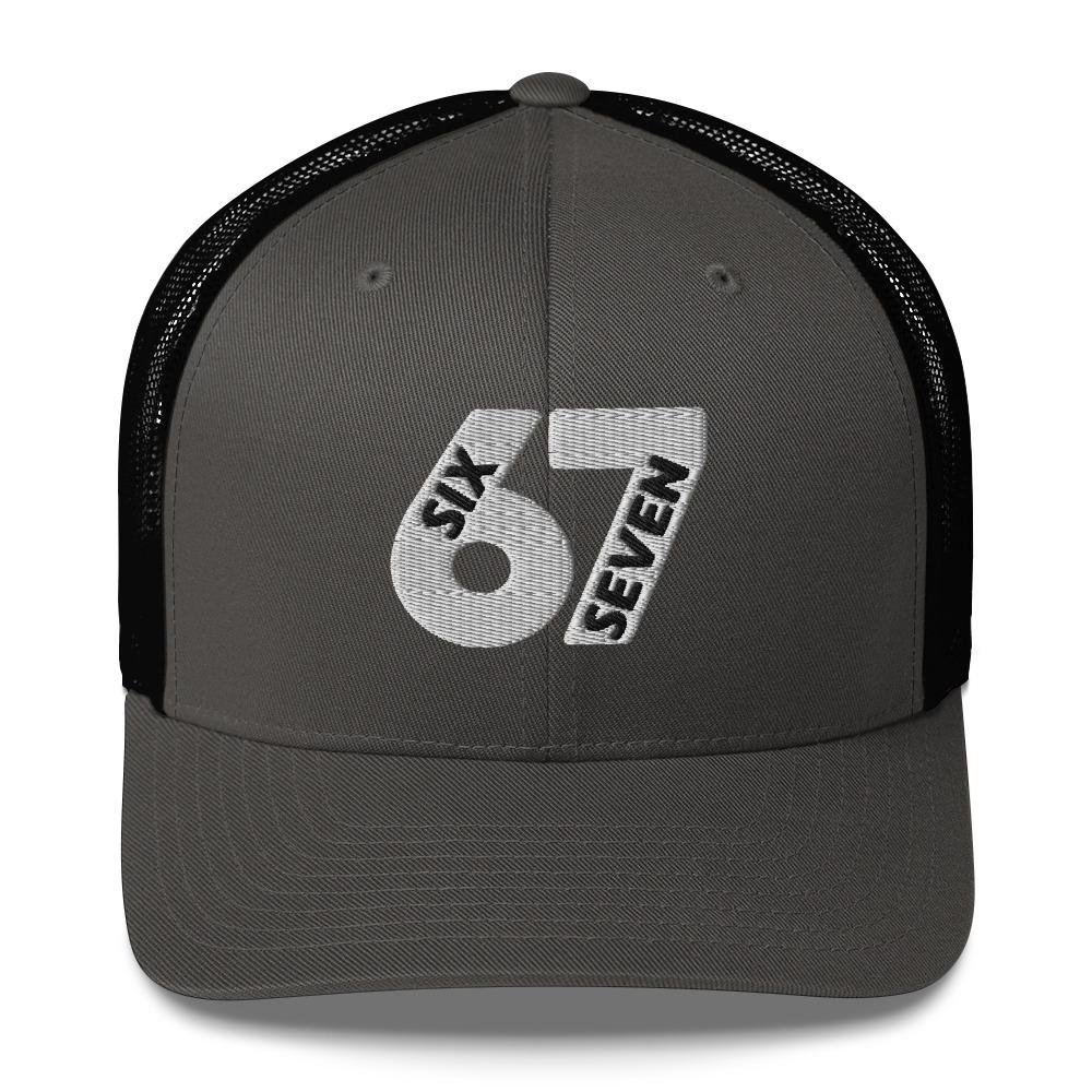 Six Seven 67 Embroidered Trucker Cap Hat - Etsy
