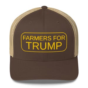 Farmers for Trump Hat Make Our Farmers Great Again Hat Trucker Cap