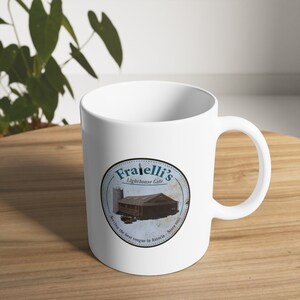 The Goonies, Fratelli&#39;s Cafe, 11oz Ceramic Coffee Mug, Tea Mug, or Cocoa Mug