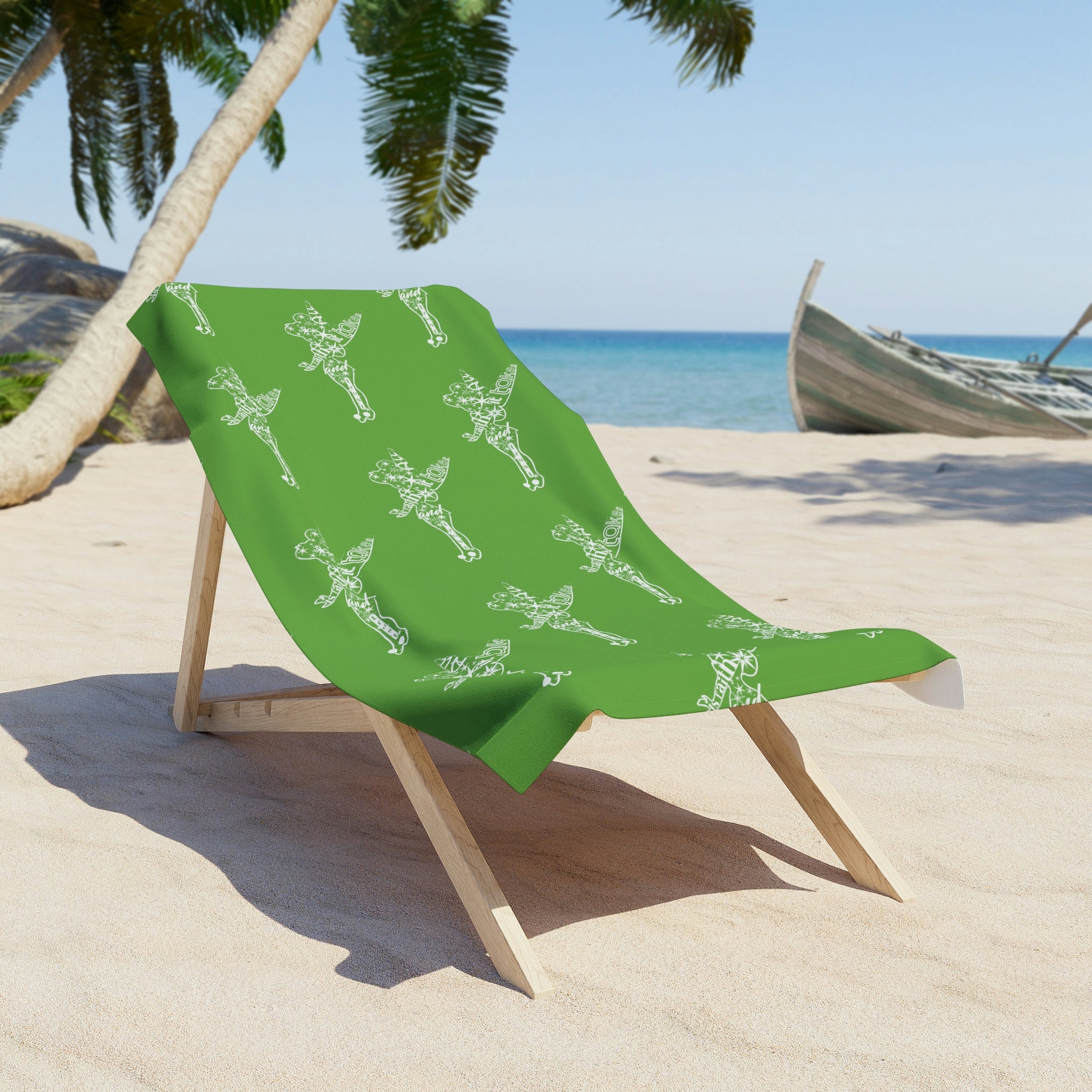 Tinkerbell beach sale towel