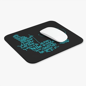 Caterpillar from Alice in Wonderland, the Crocodile Poem, Mouse Pad (Rectangle), Alice Gift