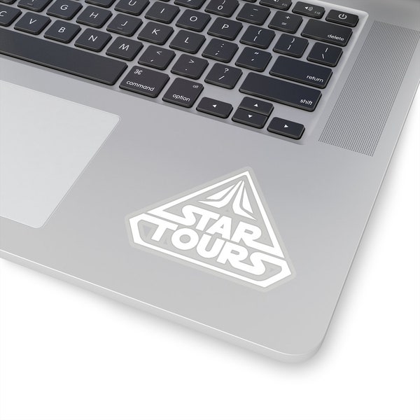 Tomorrowland, Star Tours, White Background Sticker