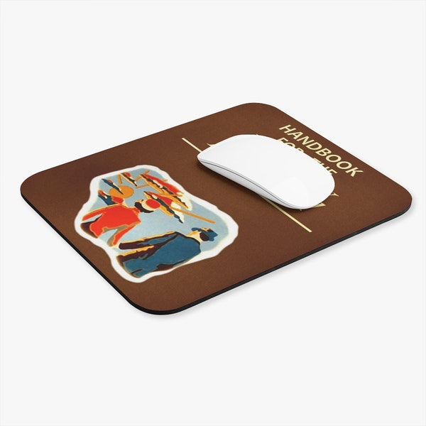 Handbook for the Recently Deceased, Beetlejuice Inspired 9"x8" Mouse Pad (Rectangle)
