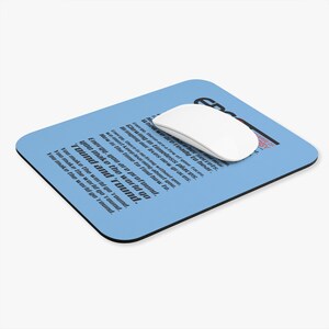 EPCOT&#39;s Universe of Energy, Energy Song Lyrics, Blue, 9&quot;x8&quot; Mouse Pad (Rectangle)