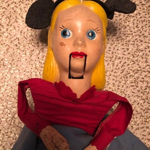 Rare Find! Original Mickey Mouse Club Mouseketeer Marionette 1950s
