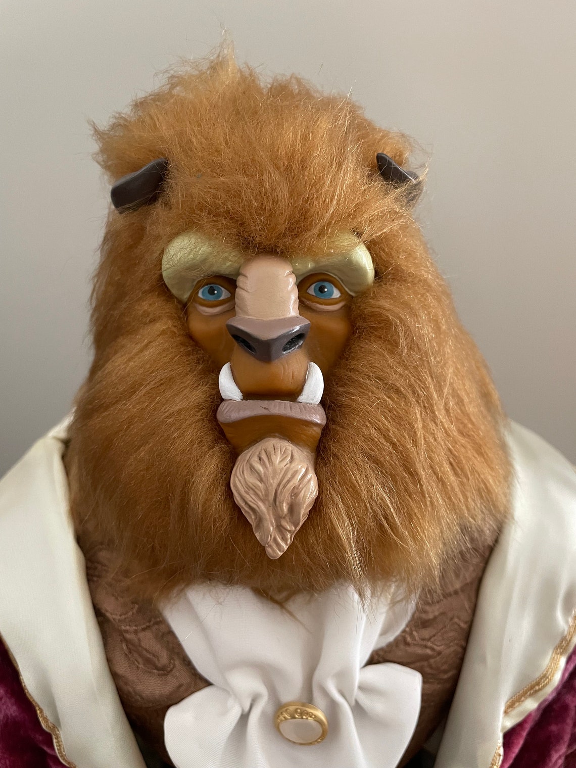 Beast Plush Doll From Beauty and the Beast by Dakin for Walt Etsy