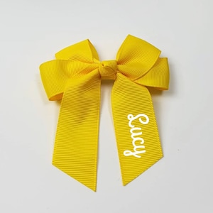Personalised bows | bows | hair bows | children’s bows | school bow | school | personalised children’s bow | bow with crocodile clip