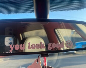 Car mirror decal sticker | decal car sticker | perfect for teen drivers | perfect for young drivers | rear view mirror sticker | mirror