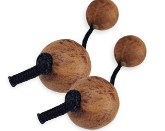 Asalato Shaker 2 Resizable African Kashaka Percussion Instrument. One for each hand.