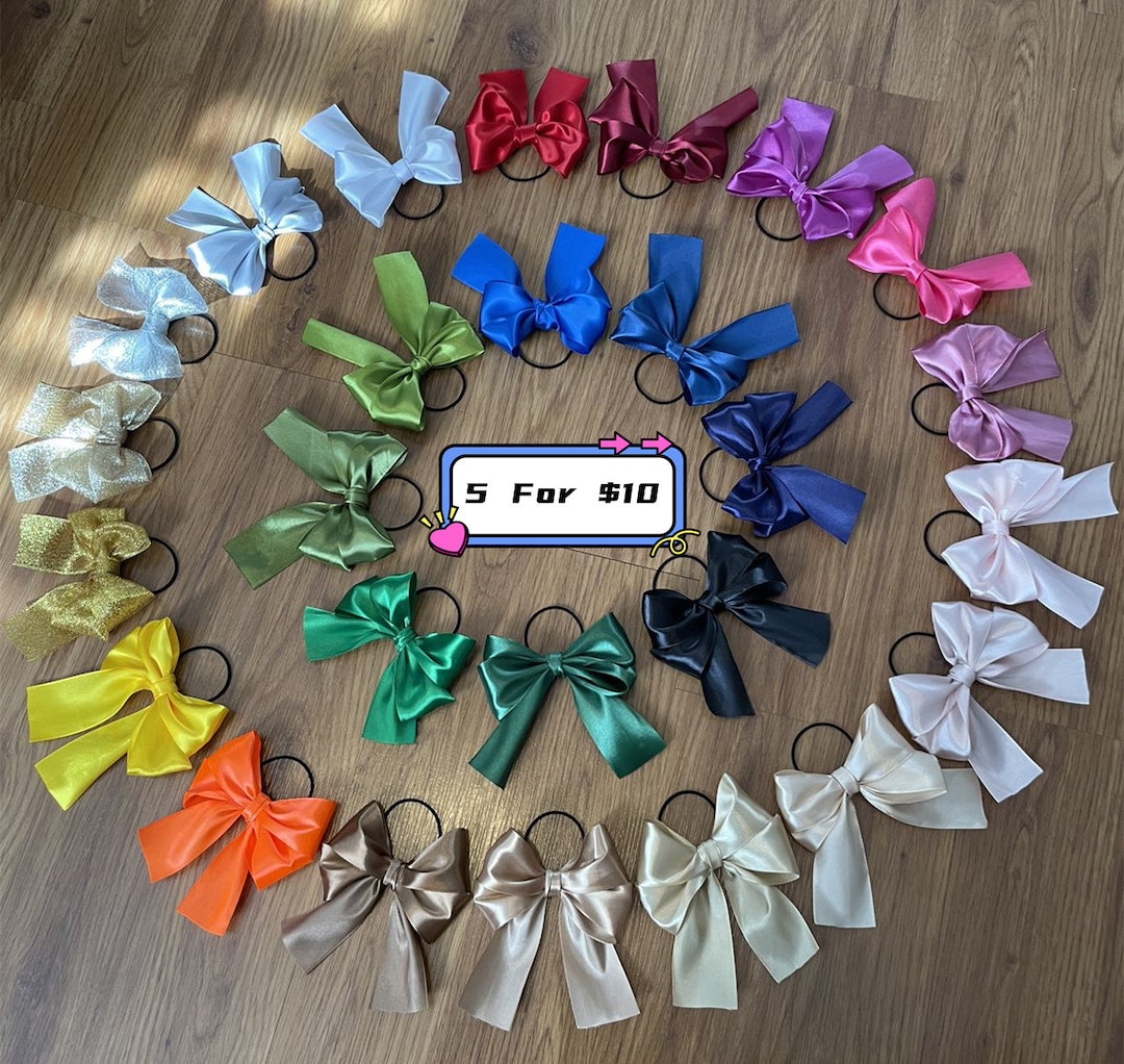 ribbon bow hair tie