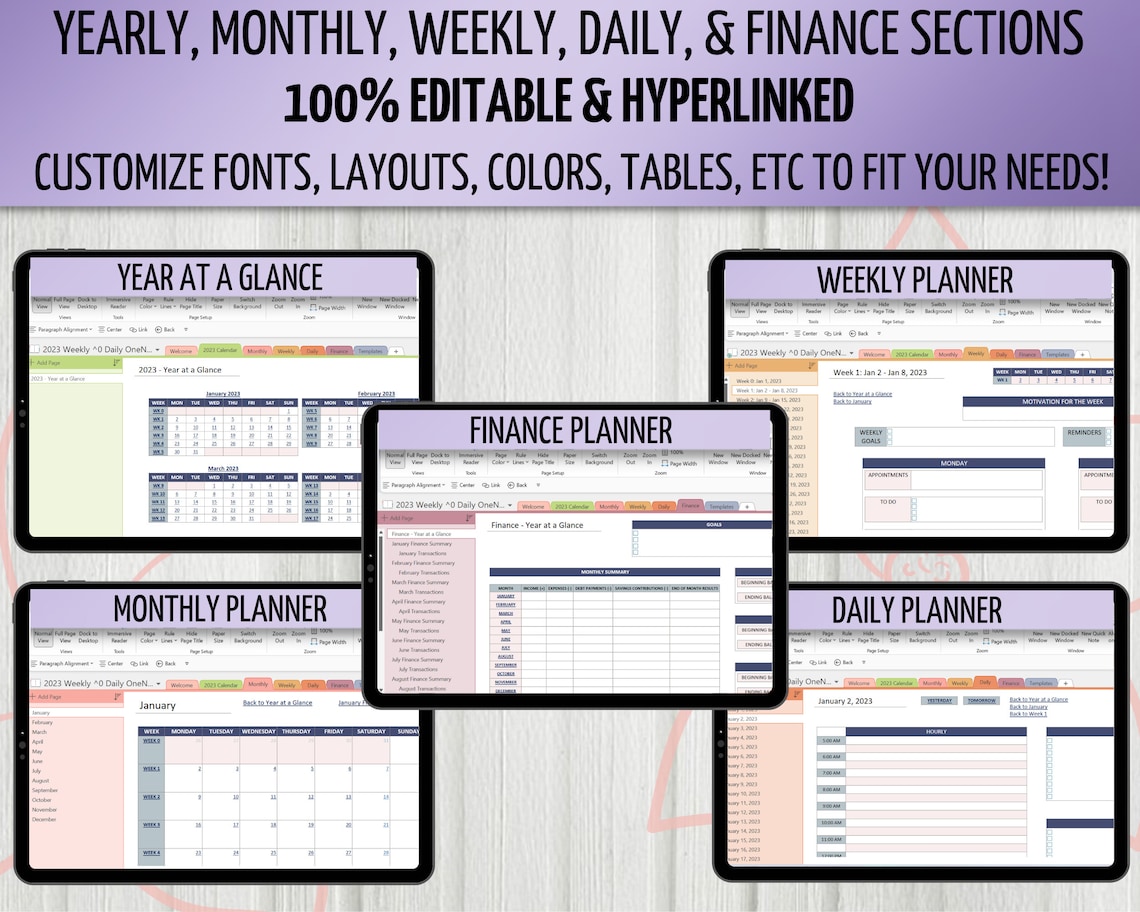 2023 Onenote Planner Onenote Digital Planner Template 2023 Etsy 2023 Onenote Planner Onenote Digital Planner Template 2023 Etsy