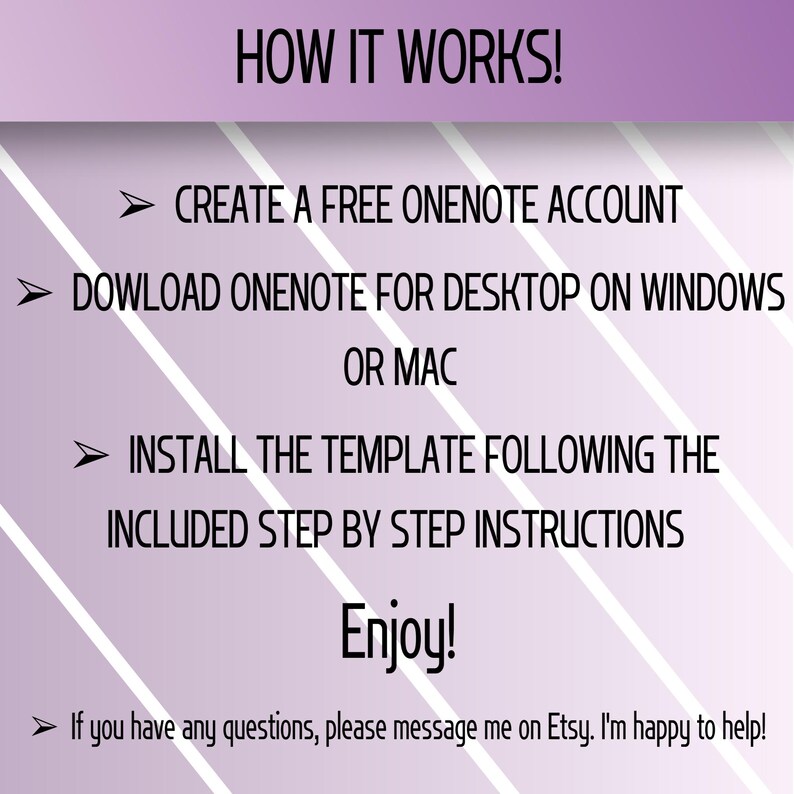 2025 Editable Onenote Calendar, Monday Start, Dated Digital Calendar
