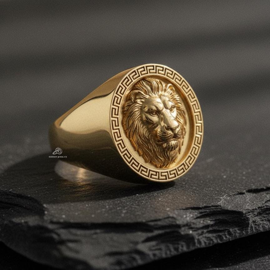 Versace Lion Ring - Etsy Israel