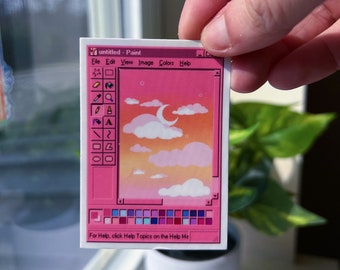 Y2K Window Paint Sticker | Y2K aesthetic stickers | Y2K sticker | Girly Stickers | laptop stickers| water bottle stickers | bratz | 2000s
