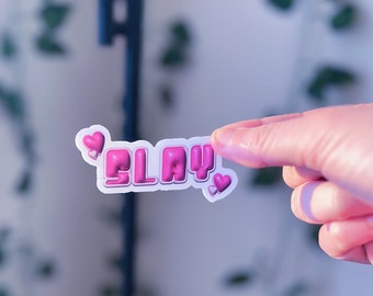 Slay pegatina / pegatinas estéticas Y2K / pegatina Y2K / pegatinas femeninas / pegatinas para portátiles / pegatinas de botellas de agua / bratz / 2000s