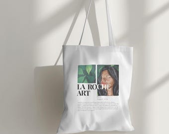 Botanical Aesthetic Canvas ToteBag, Bestfriend Gift, Art Tote Bag, Oil Painting Tote Bag, Artsy Tote Bag, Trendy Tote, Tote Bag Aesthetic