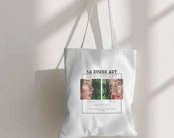 Botanical Aesthetic Canvas ToteBag, Bestfriend Gift, Art Tote Bag, Oil Painting Tote Bag, Artsy Tote Bag, Trendy Tote, Tote Bag Aesthetic