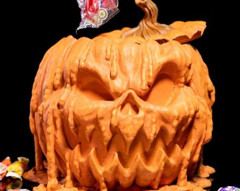 Halloween candy pumpkin| Halloween | Party pumpkin | Halloween candy holder | Halloween candy bowl | Halloween Bowl | Scary pumpkin