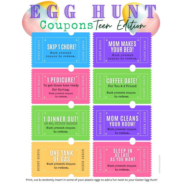 Easter Egg Hunt for Teens, Easter Gift for Teens, Easter Ideas for Teens, Easter Girls, Easter Teenage Girl