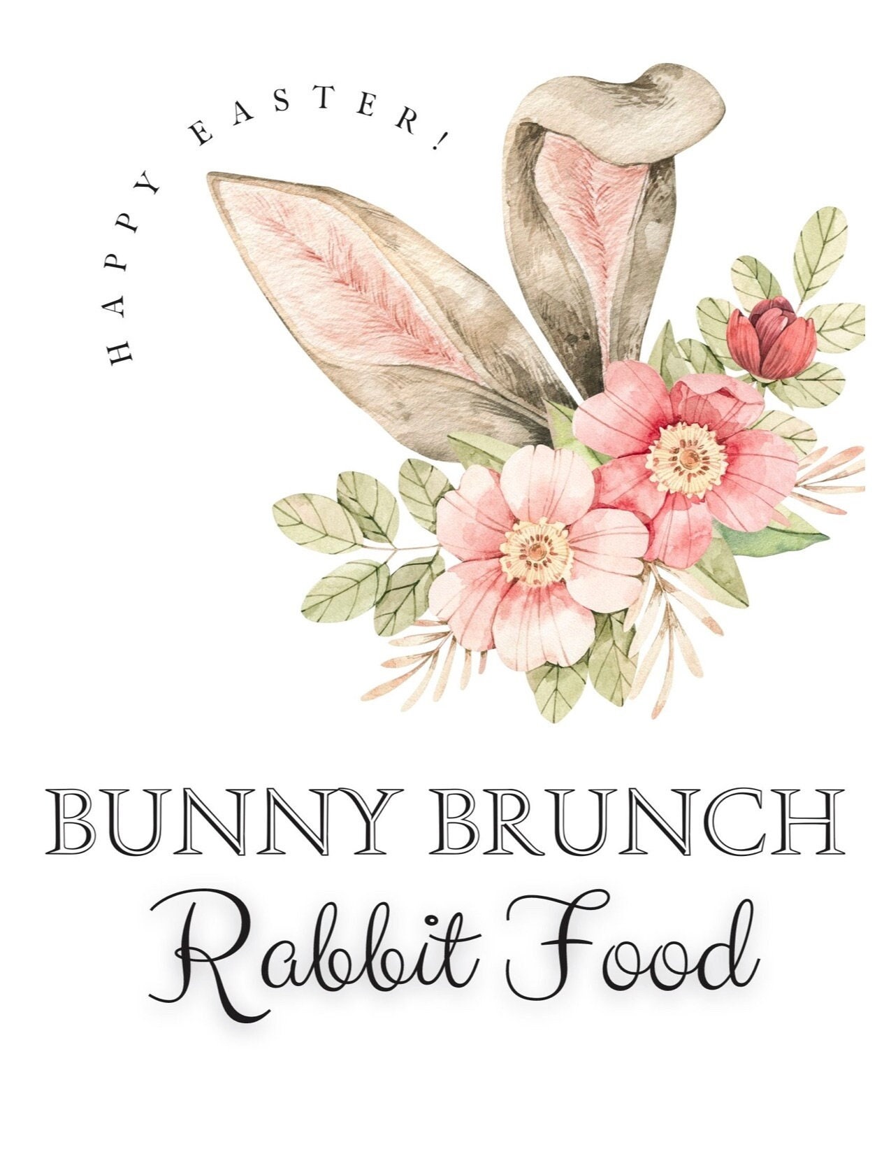 Easter Brunch Menu Signs, Easter Brunch Buffet, Easter 2023 Menu Ideas ...