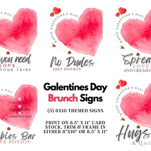Galentine&#39;s Day Signage, Galentine&#39;s Day Decor, Galentine&#39;s Day Brunch