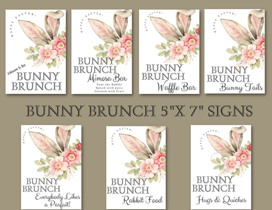 Easter Brunch 2023, Easter Brunch Ideas, Easter Brunch Buffet, Easter Brunch Menu Etsy