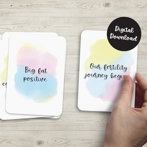 Cartes d'étape de la FIV **Produit numérique uniquement**
