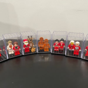 Mini Figures Gift, Mini Figures Display, Christmas Gift For Him, Gift For Her, Christmas Decor, Christmas Mini Figures, Mini Figures Display