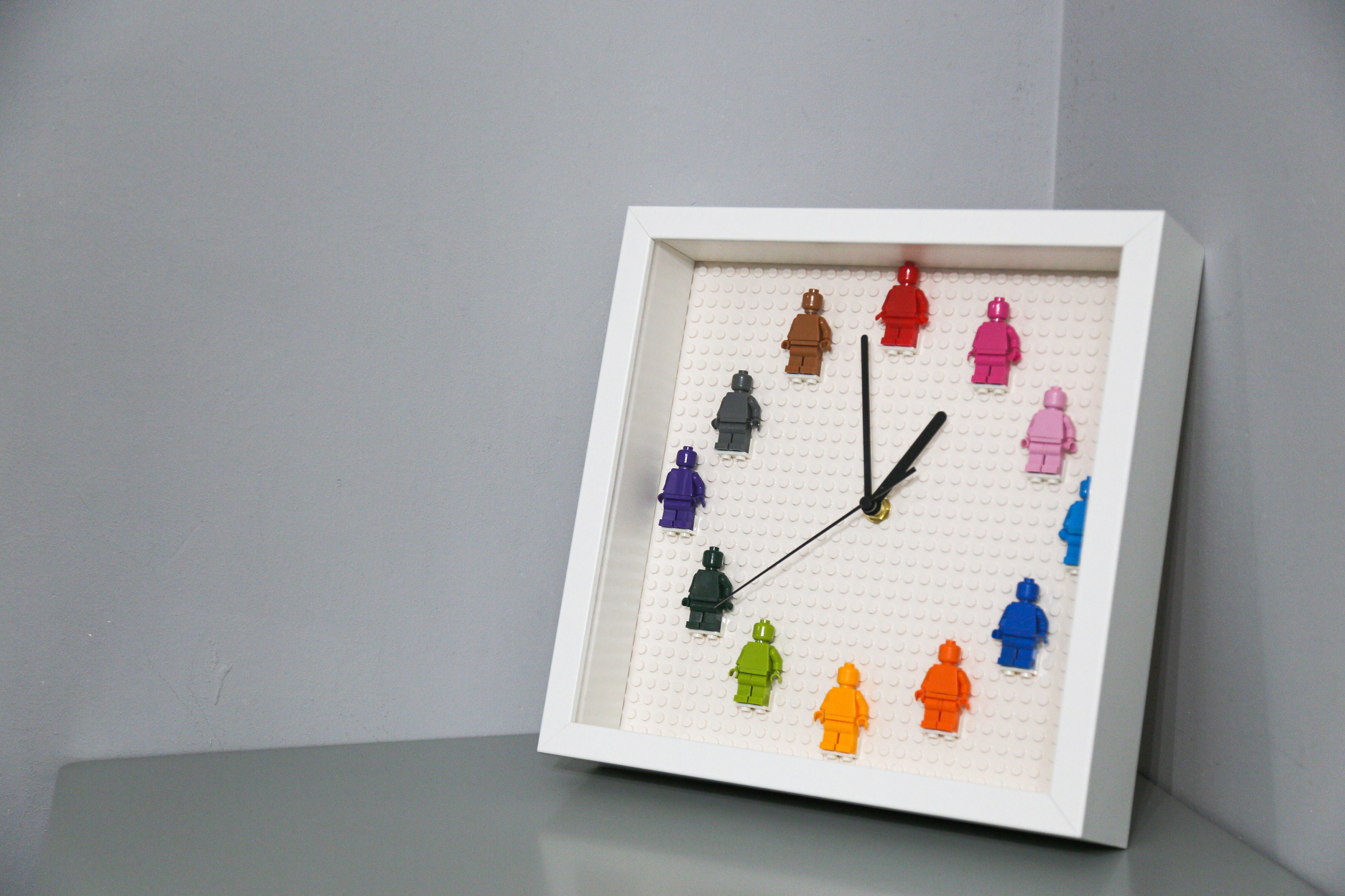 Custom Wall Clock, Mini Figures Clock, Birthday Gift, Gift for Kids ...