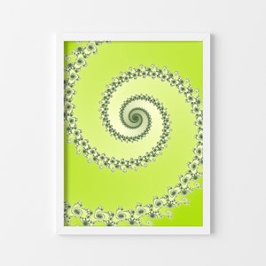 Fractal Artwork Digital Print, Wall Art Print, Printable Poster, Modern Wall Art Decor, Digital Download