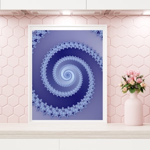 Wall Art Print, Fractal Artwork, Wall Art Digital Print, Printable Poster, Modern Wall Art Decor, Digital Download