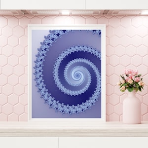 Wall Art Print, Fractal Artwork, Wall Art Digital Print, Printable Poster, Modern Wall Art Decor, Digital Download