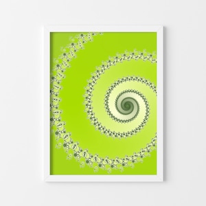 Fractal Artwork Digital Print, Wall Art Print, Printable Poster, Modern Wall Art Decor, Digital Download