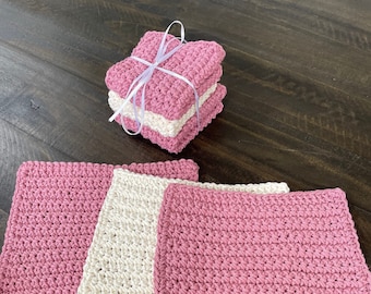 Gehäkelte Geschirrtuch Sets