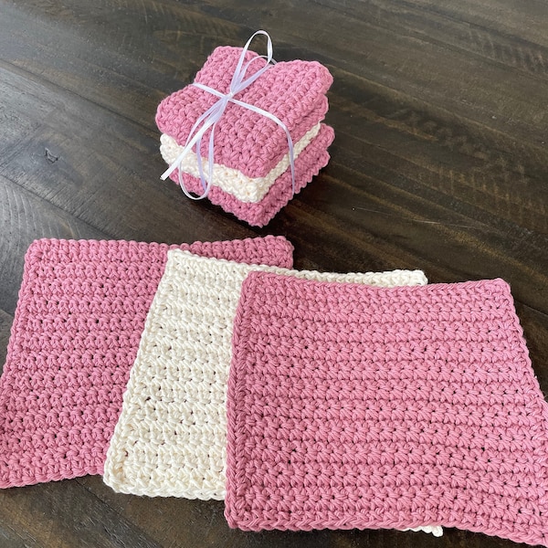 Crochet Dishcloth Set