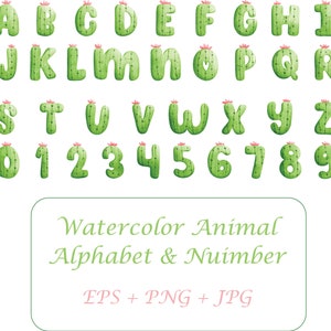 Kaktus Alphabete und Zahlen Clipart, Kaktus Alphabet, Sukkulenten Schrift, Sukkulenten Clipart, Kaktus Clipart, Kaktus Buchstaben - EPS, PNG, JPG