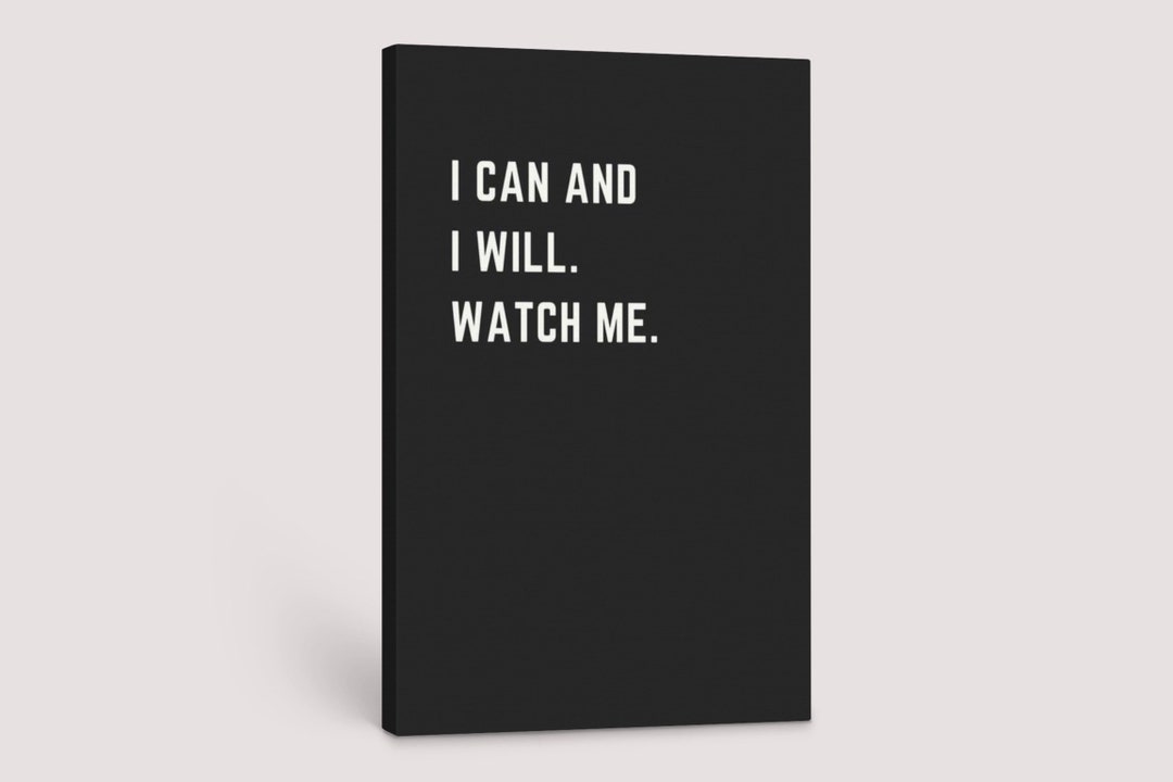 MOTIVATIONAL CANVAS ART - Quote Inspirational Framed Canvas Wall Art ...