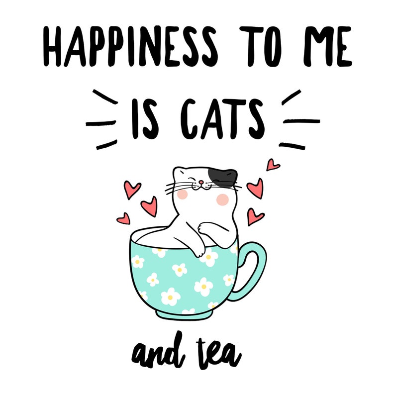 Cat SVG and PNG Printable Files for Cricut and Silhouette. Cat Lovers ...